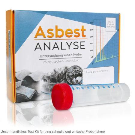 Die Asbest Analyse von Schnelltest-Heimtest stellt zuverlässig mögliche Asbestbelastungen in Ihrer Probe fest.