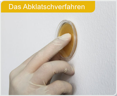 So funktioniert das Abklatschverfahren