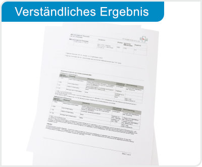 So sieht das Ergebnis Ihres Legionellentests aus!