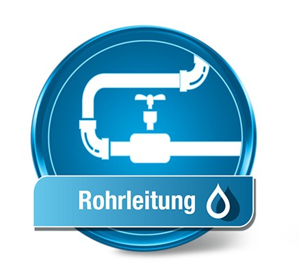 Wassertest Rohrleitung